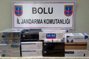 Bolu'da ka&ccedil;ak sigara operasyonu