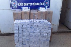 Kilis'te ka&ccedil;ak sigaraya 2 g&ouml;zaltı