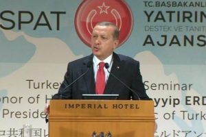 Cumhurbaşkanı Japon iş adamlarına hitap etti