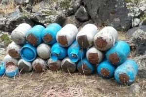 Ağrı Dağı'ndaki bombalar imha edildi