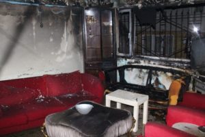 Bursa'da 'fuhuş evi' kundaklandı!