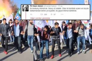 Mitingde patlama olacağını d&uuml;n gece t&uuml;m detayları ile yazdı