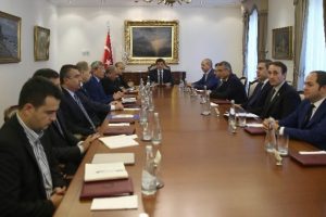 Başbakanlıktaki 'g&uuml;venlik zirvesi' sona erdi