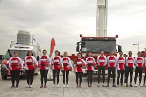 İzmirli kadın itfaiyeciler Balkan ikincisi oldu