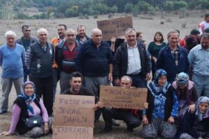 Mera arazilerinin taş ocağı olmasını istemiyorlar