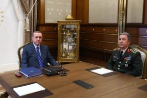 Erdoğan Hulusi Akar'ı kabul etti