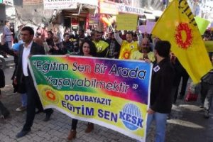 Ankara'da hayatını kaybedenler Doğubayazıt'ta anıldı