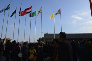 BM Viyana ofisine Filistin devlet bayrağı &ccedil;ekildi