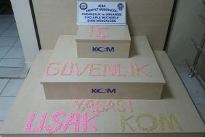 Uşak'ta uyuşturucu ve sigara operasyonu