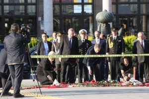 Erdoğan Ankara saldırısının olduğu patlama yerinde