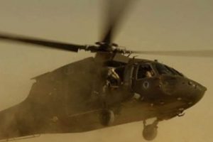 Askerler helikopterlerle oraya indirildi
