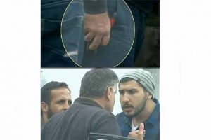 Kadık&ouml;y'de kaza yapan s&uuml;r&uuml;c&uuml;lerin soğan erkeği kavgası