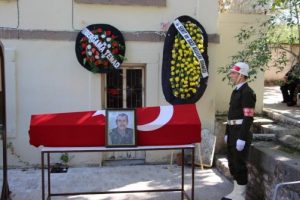 Kore gazisi son yolculuğuna uğurlandı