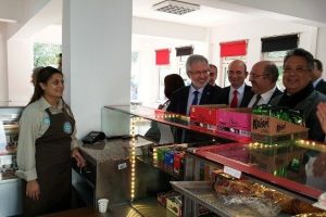Bursa ULUKİT'in ilk kantini Ekim Kafe hizmete girdi