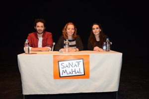 Sanat Mahal 'Bir Varmış Bir Yokmuş'  film ekibini ağırladı...
