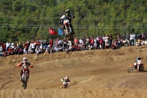 Fethiye'de motokros heyecanı