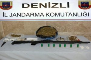 Denizli'de uyuşturucu operasyonunda 33 g&ouml;zaltı