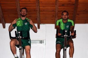 Bursaspor salonda &ccedil;alıştı