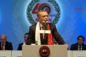 Erdoğan HAK-İŞ Genel Kurulu'nda konuştu