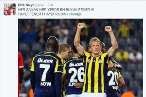 Kuyt'tan Fenerbah&ccedil;e'ye destek