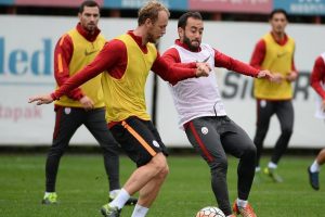 Galatasaray'da derbi hazırlıkları s&uuml;r&uuml;yor
