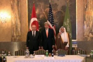 ABD ve Suudi Arabistan Dışişleri Bakanlarıyla g&ouml;r&uuml;şt&uuml;