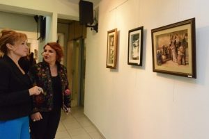 Bursa Nil&uuml;fer'de kağıt r&ouml;lyef sergisine b&uuml;y&uuml;k ilgi