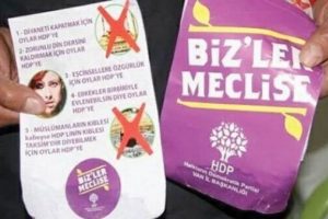 Van'da HDP adına sahte el ilanları dağıttılar