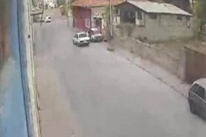Kayseri'de arabada infaz kamerada