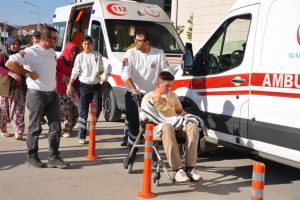 Bursa'da bisikletin zinciri parmağını koparttı