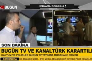 Kayyum yayını kesti, kamu spotu girdi