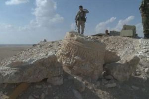 IŞİD'in elindeki Palmira ilk kez g&ouml;r&uuml;nt&uuml;lendi