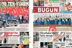Kayyum atanan Bug&uuml;n ve Millet gazeteleri bu manşetlerle &ccedil;ıktı