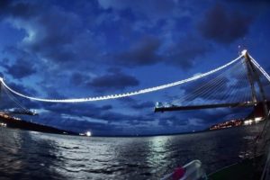 Yavuz Sultan Selim K&ouml;pr&uuml;s&uuml; ışıklandırıldı