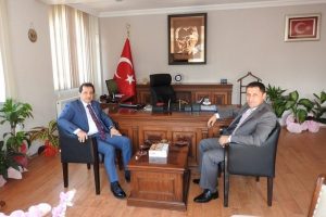 Bursa İl Emniyet M&uuml;d&uuml;r&uuml;'nden Mustafakemalpaşa Kaymakamı'na ziyaret