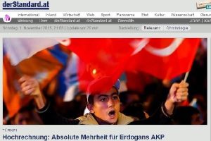 T&uuml;rkiye'deki se&ccedil;im sonu&ccedil;ları Avusturya basınında