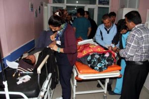 &Ccedil;adırda yaşayan Suriyeliler dumandan zehirlendi