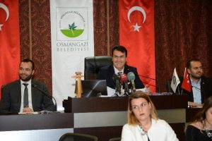 Bursa Osmangazi belediye meclisi toplandı