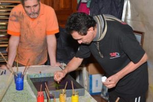 Arjantin'den ebru sanatını &ouml;ğrenmeye geldi