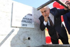 Edirne Valisi t&ouml;renle yalak a&ccedil;tı