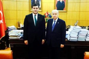 Bah&ccedil;eli ile g&ouml;r&uuml;şen Kayseri İl Başkanı Baki Ersoy: Kuşatmayı bertaraf edeceğiz