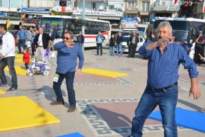 Bursa Gemlik'te sabah sporu keyfi
