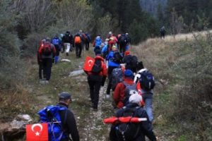 Ilgaz Dağı K&uuml;&ccedil;&uuml;khacet Cumhuriyet Tırmanışı yapıldı