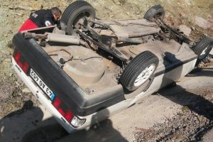 K&uuml;tahya'da trafik kazası:4 yaralı