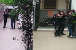 Polis gen&ccedil; &uuml;niversiteliyi b&ouml;yle tokatladı