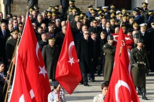 Atat&uuml;rk Anıtkabir'de d&uuml;zenlenen t&ouml;renle anıldı