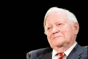 Eski Şans&ouml;lye Helmut Schmidt 96 yaşında vefat etti!