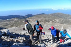 Bursa'da engelleri aşarak zirveye ulaştılar