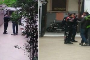 &Uuml;niversite &ouml;ğrencisini d&ouml;ven polisler a&ccedil;ığa alındı