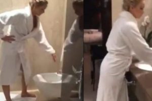 Jennifer Lawrence tuvaletten video yayınladı...